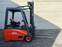 Linde E15-01 (181) heftruck elektrisch full free TRIPLEX 5m22