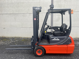 Linde E16C-02 (187) heftruck elektrisch full free TRIPLEX
