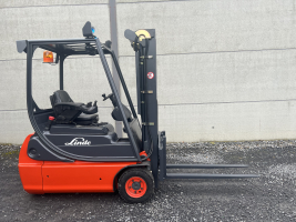 Linde E16C-02 (187) heftruck elektrisch full free TRIPLEX