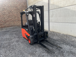 Linde E18-02 (21) heftruck elektrisch full free TRIPLEX