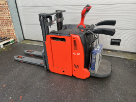 Linde L12L AP elektrische transpalet - stapelaar (613)